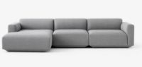 Bild von &Tradition Develius 3. Person Sofa mit Chaiselongue L: 309 cm – Ruskin Zirconium