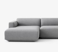 Bild von &Tradition Develius 3. Person Sofa mit Chaiselongue L: 309 cm – Ruskin Zirconium