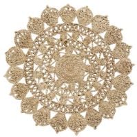 Bild von Nordal Doory Tischset rund Ø: 45 cm – Natur / Jute