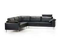 Bild von Mogens Hansen MH 221 2 1/2-Personen-Sofa L: 208 cm – Premium-Leder / Schwarz