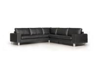 Bild von Mogens Hansen MH 221 Ecksofa 5 Pers. L: 235 cm – Premium-Leder / Schwarz
