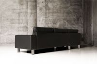 Bild von Mogens Hansen MH 221 Ecksofa 5 Pers. L: 235 cm – Premium-Leder / Schwarz
