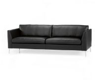 Bild von Mogens Hansen MH 272 2-Personen-Sofa L: 158 cm – Premium-Leder / Schwarz