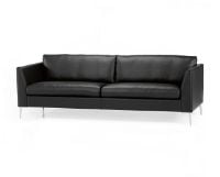 Bild von Mogens Hansen MH 272 3-Personen-Sofa L: 222 cm – Premium-Leder / Schwarz