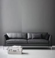 Bild von Mogens Hansen MH 272 3-Personen-Sofa L: 222 cm – Premium-Leder / Schwarz