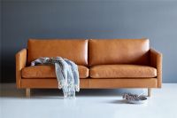 Bild von Mogens Hansen MH981 6-Personen-Ecksofa 221 x 285 cm – Dakar-Leder 250 / Eiche