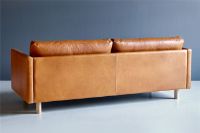 Bild von Mogens Hansen MH981 6-Personen-Ecksofa 221 x 285 cm – Dakar-Leder 250 / Eiche