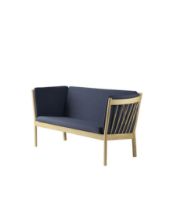 Bild von FDB Furniture J148 2-Personen-Sofa Erik Ole Jørgensen L:150 cm – Eiche/Dunkelblau