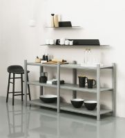 Bild von Normann Copenhagen Form Barhocker SH: 75cm - Schwarz/Stahl