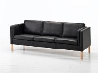 Bild von Mogens Hansen MH 212 2,5-Personen-Sofa L: 208 cm – Premium-Leder / Schwarz