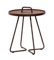 Bild von Cane Outdoor-line On-The-Move Beistelltisch Lille Ø: 44 cm - Mocca