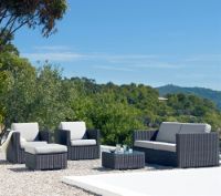 Bild von Cane-line Outdoor Chester 3-Pers. Loungesofa - Graphit