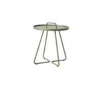 Bild von Cane-line Outdoor On-The-Move Beistelltisch Ø: 44 cm - Olivgrün