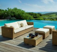 Bild von Cane-line Outdoor Chester 3-Pers. Loungesofa - Natur