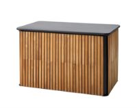 Bild von Cane-line Outdoor Combine Kissenbox Lille – Teak/Lavagrau
