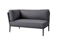 Bild von Cane-line Outdoor Conic 2 Pers. Sofa Højre Modul L: 140 cm - Grau