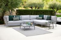 Bild von Cane-line Outdoor Conic 2 Pers. Sofa Højre Modul L: 140 cm - Hellgrau