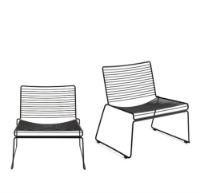 Bild von HAY Hee Lounge Chair 2 stk SH: 37 cm - Sort