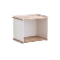 Bild von Cane-line Outdoor Box Wall H: 25,5 cm – Teak/Weiß