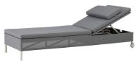 Bild von Cane-line Outdoor Rest Sonnenliege Single – Grau