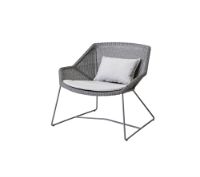 Bild von Cane-line Outdoor-Hybrid für Breeze-Loungehocker – Hellgrau