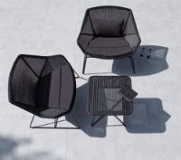 Bild von Cane-line Outdoor Breeze Loungesessel Hyndesæt - Schwarz