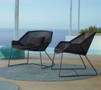 Bild von Cane-line Outdoor Breeze Loungesessel Hyndesæt - Schwarz