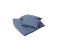 Bild von Cane-line Outdoor Breeze Highback Stuhlkissenset – Blau Farbcode: YN107