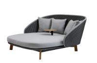 Bild von Cane-line Peacock Daybed, inkl. Tisch - Grau