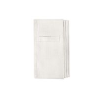 Bild von The Organic Company Everyday Serviette 4 Stück 20x20 cm - Naturweiß OUTLET