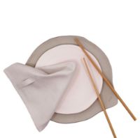 Bild von The Organic Company Everyday Serviette 4 Stk 20x20 cm - Pale Rose OUTLET