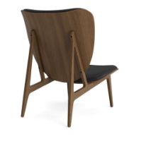 Bild von NORR11 Elephant Lounge Chair Leder SH: 38 cm - Helle Räuchereiche/Dünenanthrazit 21003