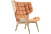 Bild von NORR11 Mammoth Chair Leder SH: 35,5 cm – Natureiche/Dunes Cognac 21000