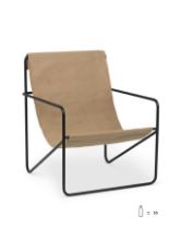 Bild von Ferm Living Desert Lounge Chair 63x77,5 cm - Schwarz/Sand