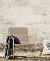 Bild von Ferm Living Desert Lounge Chair 63x77,5 cm - Kaschmir/Massiver Kaschmir