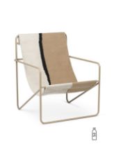 Bild von Ferm Living Desert Lounge Chair 63x77,5 cm - Kaschmir/Erde