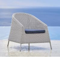 Bild von Cane-line Outdoor Kingston Kissen für Lounge Chair – Blau