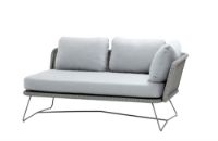 Bild von Cane-line Outdoor Horizon 2 Pers. Sofa Modul Venstre - Hellgrau