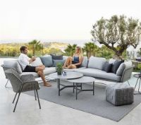 Bild von Cane-line Outdoor Horizon 2 Pers. Sofa Modul Venstre - Hellgrau