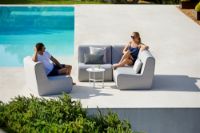 Bild von Cane-line Outdoor Foam, Hjørnemodul - Hellgrau