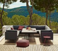 Bild von Cane-line Outdoor Flex 2 Pers. Sofa Venstre Modul - Grau
