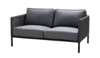 Bild von Cane-line Outdoor Encore 2-Personen-Sofa – Lavagrau