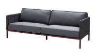 Bild von Cane-line Outdoor Encore 3 Pers. Sofa B: 221 cm – Bordeaux