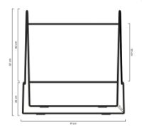 Bild von Eva Solo Carry TV-Ständer H: 87 cm – Gebürsteter Stahl