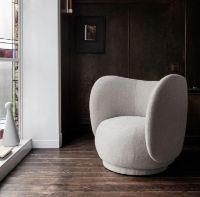 Bild von Ferm Living Rico Lounge Chair gebürstet SH: 41 cm – Braun