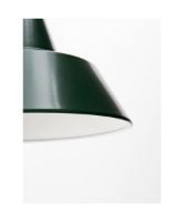 Bild von Von Hand gefertigte Werkstattlampe W2 Ø: 28 cm - Racing Green