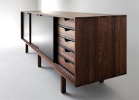Bild von Andersen Furniture S1 Beistelltisch L: 200 cm – Walnuss/Schwarz
