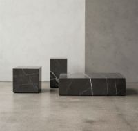 Bild von Audo Copenhagen Sockel hoch H: 51 cm – Schwarzer Marquina-Marmor