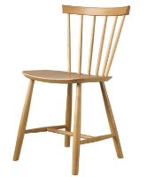 Bild von FDB Furniture J46 Poul M. Volther Stuhl SH: 45 cm – Eiche/Natur