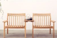 Bild von FDB Furniture M9 Together Serviertablett 30 x 53,5 cm – Massives Teakholz/Natur OUTLET